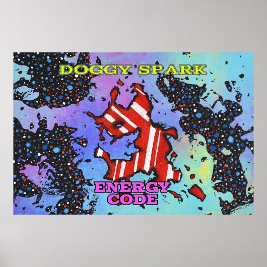 Energy Code - DOGGY SPARK - Posters (Voorkant)