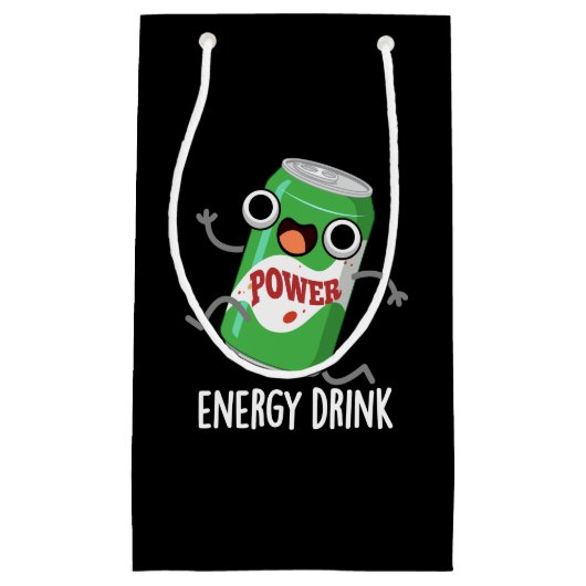 Energy Drink Funny Energetic Drink Pun Klein Cadeauzakje (Voorkant)