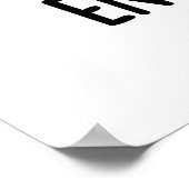 Energy Drink Funny Energetic Drink Pun Poster (Hoek)