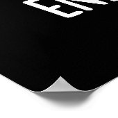 Energy Drink Funny Energetic Drink Pun Poster (Hoek)