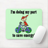 Energy Environmental Tshirts en Gifts opslaan Muismat (Met muis)