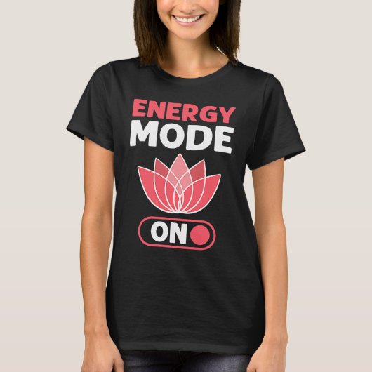 Energy Flow Mode On Energy Healer Reiki Practition T-shirt (Voorkant)