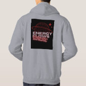 Energy Flows Where Attention Goes, instant downloa Hoodie (Achterkant)