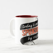 Energy from coffee tweekleurige koffiemok (Voorkant links)