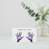 *~* Energy Hands Reiki Healing Light Visitekaartje (Staand voorkant)