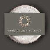 Energy Healer Circle Therapeut Visitekaartje