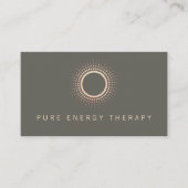 Energy Healer Circle Therapeut Visitekaartje (Voorkant)