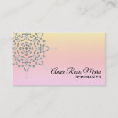 *~* Energy Healer Massage Reiki Meditation Yoga Visitekaartje (Voorkant)