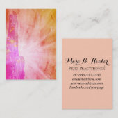 *~* Energy Healer Ray Healing Hand of Lightwerker Visitekaartje (Voorkant / Achterkant)