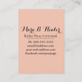 *~* Energy Healer Ray Healing Hand of Lightwerker Visitekaartje (Achterkant)