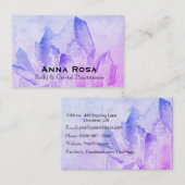 *~* Energy Healer Reiki Crystal Reiki Master Yoga Visitekaartje (Voorkant / Achterkant)