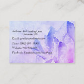 *~* Energy Healer Reiki Crystal Reiki Master Yoga Visitekaartje (Achterkant)