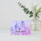 *~* Energy Healer Reiki Crystal Yoga Reiki Master Visitekaartje (Staand voorkant)