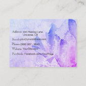 *~* Energy Healer Reiki Crystal Yoga Reiki Master Visitekaartje (Achterkant)