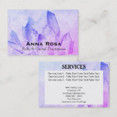** Energy Healer Reiki Crystal Yoga Reiki Master Visitekaartje (Voorkant / Achterkant)