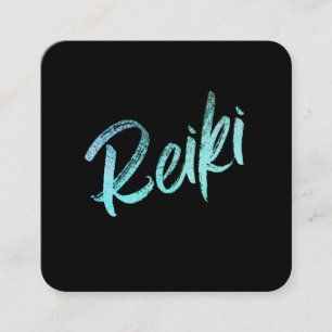 ** Energy Healer Reiki Master Practitioner Heal Vierkante Visitekaartje