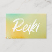 *~*Energy Healer Reiki Master Reiki Practitioner Visitekaartje (Voorkant)