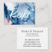 *~* Energy Healer Reiki Practitioner of Master Visitekaartje (Voorkant / Achterkant)