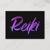 *~* Energy Healer Reiki Practitioner of Master Visitekaartje (Voorkant)