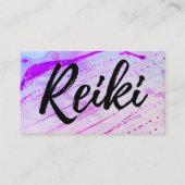 *~* Energy Healer Reiki Practitioner Reiki Master Visitekaartje (Voorkant)