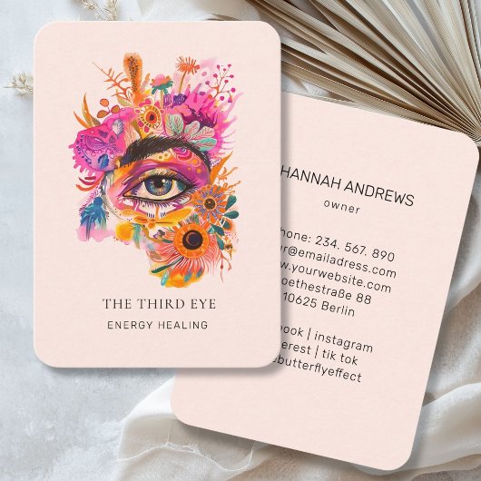 Energy Healer Reiki Spiritueel Visitekaartje