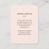 Energy Healer Reiki Spiritueel Visitekaartje (Achterkant)