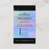 Energy Healer, Reiki, Tarot, Esoteric Crystals Bus Visitekaartje (Achterkant)