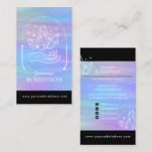 Energy Healer, Reiki, Tarot, Esoteric Crystals Bus Visitekaartje (Voorkant / Achterkant)