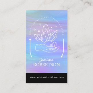 Energy Healer, Reiki, Tarot, Esoteric Crystals Bus Visitekaartje