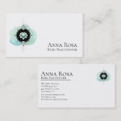 *~* Energy Healer Reiki Yoga Massage Meditation Visitekaartje (Voorkant / Achterkant)