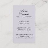 *~* Energy Healer Yoga Reiki Massage Mandala Visitekaartje (Achterkant)