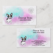 *~* Energy Healing Animal Communicator Reiki Visitekaartje (Voorkant / Achterkant)