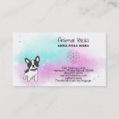 *~* Energy Healing Animal Communicator Reiki Visitekaartje (Achterkant)
