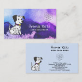 *~* Energy Healing Reiki Animal Communicator Visitekaartje (Voorkant / Achterkant)