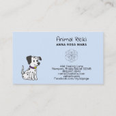 *~* Energy Healing Reiki Animal Communicator Visitekaartje (Achterkant)