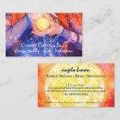 Energy Healing Reiki Crystal Ball Fortune Teller Visitekaartje (Voorkant / Achterkant)