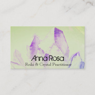 *~* Energy Healing Reiki Crystal Yoga Reiki Master Visitekaartje