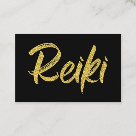 *~* Energy Healing Reiki Practitioner of Master Visitekaartje (Voorkant)