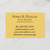 *~* Energy Healing Reiki Practitioner of Master Visitekaartje (Achterkant)