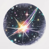 Energy in space sticker. labels (Design 1)