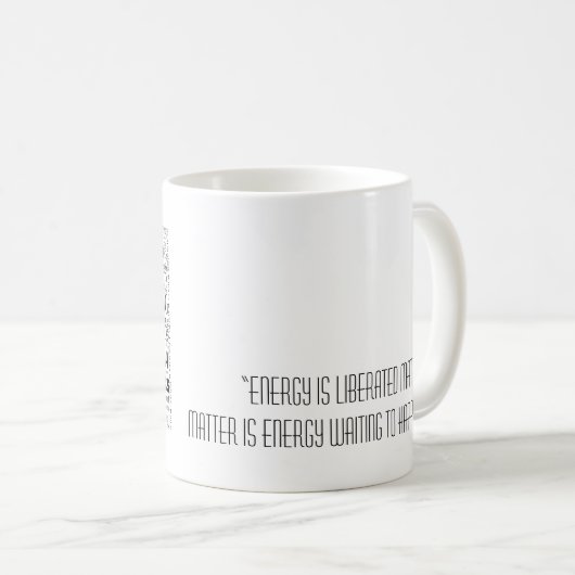 Energy is Liberter Matter quote Mok (Voorkant rechts)