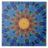 Energy mandala Ceramic Tile Tegeltje (Voorkant)