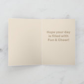 Energy Ray Bubbles Happy Birthday Kaart (Binnen)