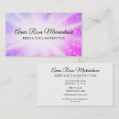 *~* Energy Rays Healing Burst Sparkles Reiki Visitekaartje (Voorkant / Achterkant)