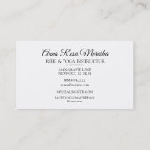 *~* Energy Rays Healing Bursts Sparkles Reiki Visitekaartje (Achterkant)