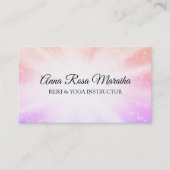 *~* Energy Rays Healing Bursts Sparkles Reiki Visitekaartje (Voorkant)