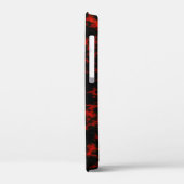 Energy Red en Black Flames Case-Mate iPhone Case (Achterkant / Links)