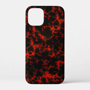 Energy Red en Black Flames iPhone 12 Mini Hoesje