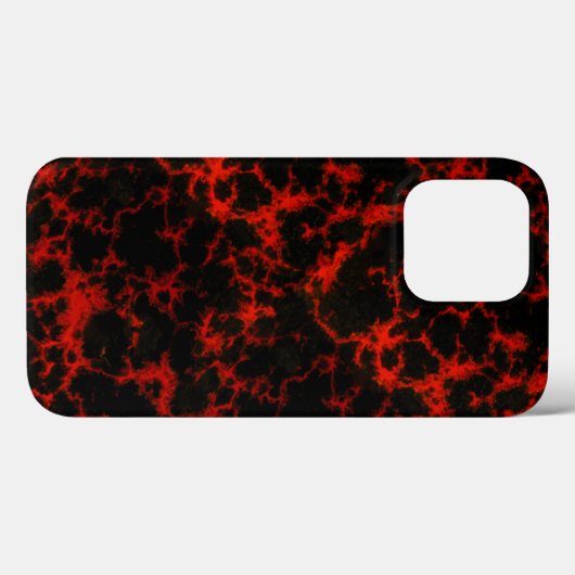 Energy Red en Black Flames Case-Mate iPhone Case (Achterkant (horizontaal))