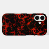 Energy Red en Black Flames Case-Mate iPhone Case (Achterkant (horizontaal))